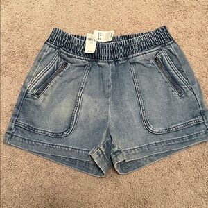 AERIE Boardwalk Denim Blue Women's Shorts Size XS